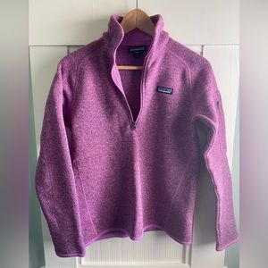 Patagonia Better Sweater 1/4 Zip Fleece, Women’s size small, like new condition
